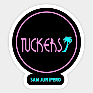 Black Mirror Tucker's Bar San Junipero Sticker